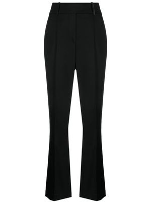 Brunello Cucinelli pantalon évasé à ornements métalliques - Noir