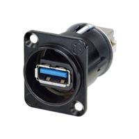 Neutrik NAUSB3-B Omkeerbare USB-doorvoer 3.0 Bus, inbouw Doorvoer 1 stuk(s) - thumbnail
