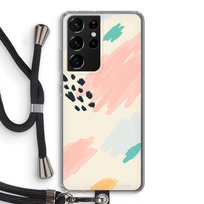 Sunday Chillings: Samsung Galaxy S21 Ultra Transparant Hoesje met koord