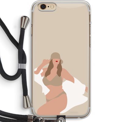 One of a kind: iPhone 6 PLUS / 6S PLUS Transparant Hoesje met koord