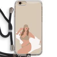 One of a kind: iPhone 6 PLUS / 6S PLUS Transparant Hoesje met koord