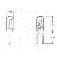 Barthelme 21619700 Speciale gloeilamp Helder T1 19 V 70 mA 1 set(s) - thumbnail