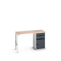 Bott Verso Werkbank | 2 Lades | 1 Deur | Breedte 1500mm | Multiplex | RAL 7016 - 16921902.19