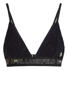 Karl Lagerfeld haut de bikini Ikonik 2.0 - Noir