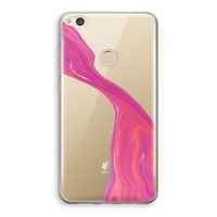 Paarse stroom: Huawei Ascend P8 Lite (2017) Transparant Hoesje