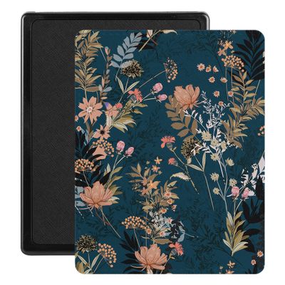 Lunso - Kobo Aura edition 1 (6 inch) - Vegan saffiano leren sleepcover hoes - Urban Park