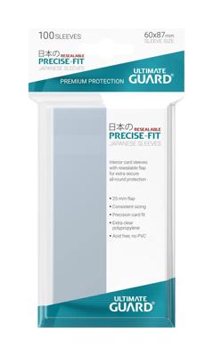 Ultimate Guard Precise-Fit Sleeves Japanese Size (100) - Resealable