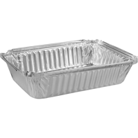 Bak | Aluminium | 890ml | opstaande rand | 207x141x37mm | zilver | 1000 stuks