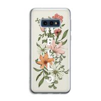 Hello bloemen: Samsung Galaxy S10e Transparant Hoesje Hello bloemen: Samsung Galaxy S10e Transparant Hoesje