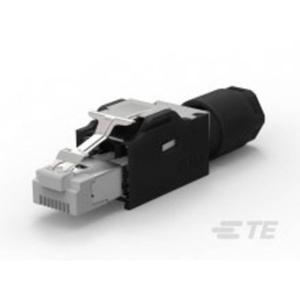 TE Connectivity RJ45-connector 2120892-1 Stekker, recht Aantal polen 8P8C Zwart 1 stuk(s)