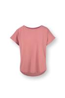 Pip Studio Tatum Top Korte Mouw Little Sumo Stripe Roze XL
