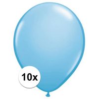 Ballonnen 10 stuks baby blauw Qualatex - thumbnail