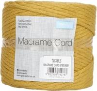 Trimits Macramé Cord Cotton 87m x 4mm 05 Mustard