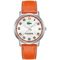 Horlogeband Lacoste 2000568 / LC-41-3-14-2199 Leder Oranje 20mm