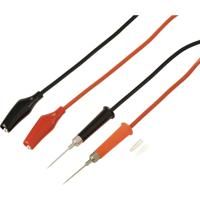 VOLTCRAFT MSL-310 Meetsnoer Stiftcontact Krokodilklem 1 m Rood, Zwart 1 paar