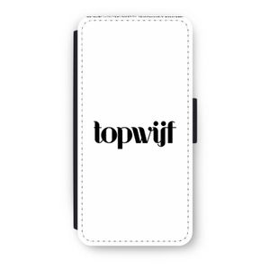 Topwijf Wit: iPhone 7 Flip Hoesje