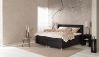 Boxspring Dramman | 100x210| lichtgrijs | totaalBED | eenpersoons - thumbnail