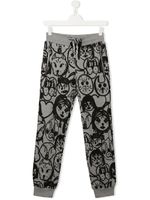 Givenchy Kids pantalon de jogging à imprimé graphique - Gris - thumbnail