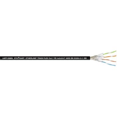 LAPP 2170909/1000 Netwerkkabel ETHERLINE® TRAIN FLEX Zwart 1000 m