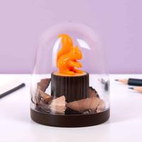 Boomstam Puntenslijper Met Eekhoorn