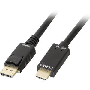 LINDY 36922 DisplayPort-kabel DisplayPort / HDMI Adapterkabel DisplayPort-stekker, HDMI-A-stekker 2.00 m Zwart