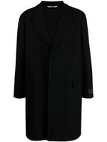 Valentino Garavani manteau à simple boutonnage - Noir