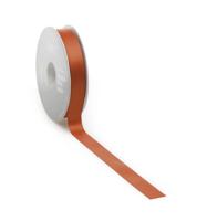 Satijnlint PREMIUM Double face 16mm x 25 meter brique / rust