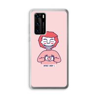 Hartje: Huawei P40 Transparant Hoesje