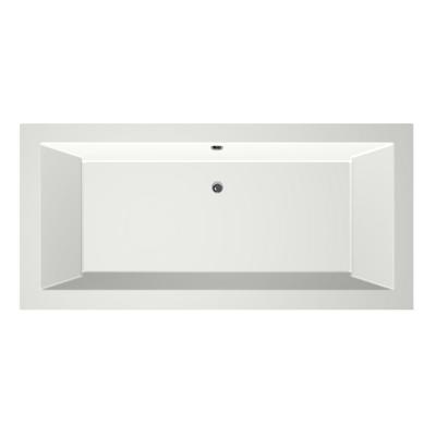 Xenz Society Duobad - 190x90x53 - afvoer Midden - acryl - wit mat 6854-03