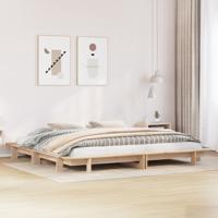 Bedframe zonder matras massief grenenhout 160x200 cm