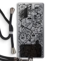 Vexx Black City : Samsung Galaxy Note 20 / Note 20 5G Transparant Hoesje met koord