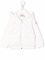 Moncler Enfant veste à empiècements matelassés - Blanc - thumbnail