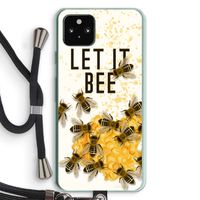 Let it bee: Pixel 5a 5G Transparant Hoesje met koord