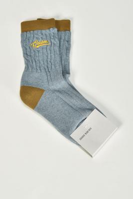 Golden Goose sokken GUP02372.P002206.50983 smoke blue/bistre/hot spot