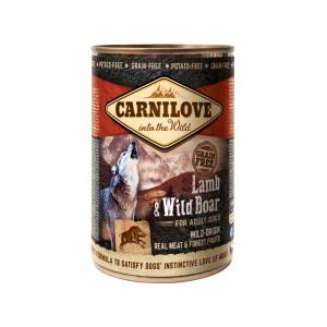 Carnilove lam & wild zwijn natvoer hond (blik) 12 x 400 g