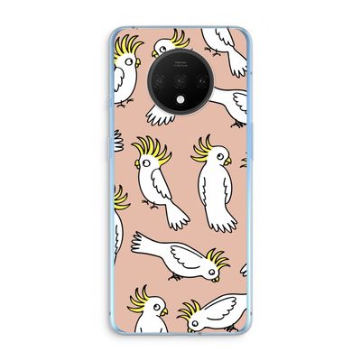 Papegaai: OnePlus 7T Transparant Hoesje