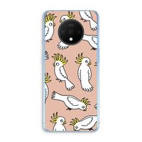 Papegaai: OnePlus 7T Transparant Hoesje
