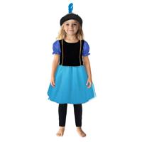 Pietenjurk 98-104 Paars/Blauw