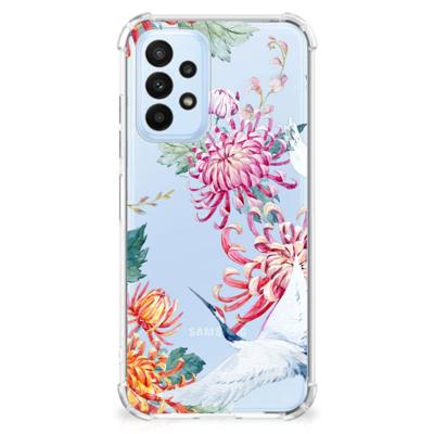 Samsung Galaxy A23 Case Anti-shock Bird Flowers Samsung Galaxy A23 Case Anti-shock Bird Flowers