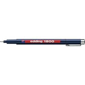 Edding 1800 profipen 0,1 4-180001001 Fineliner Zwart 0.25 mm 1 stuk(s)