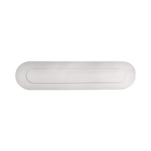 Formani BASIC LB520 briefplaat ovaal mat RVS
