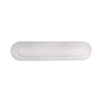 Formani BASIC LB520 briefplaat ovaal mat RVS