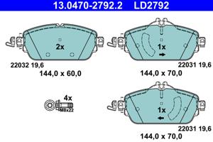 ATE Remblokset 13.0470-2792.2