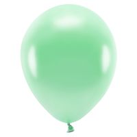 100x Mintgroene ballonnen 26 cm eco/biologisch afbreekbaar - thumbnail