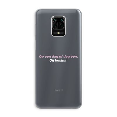 gij beslist: Xiaomi Redmi Note 9 Pro Transparant Hoesje