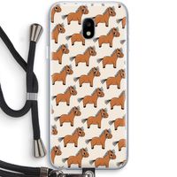 Pony: Samsung Galaxy J3 (2017) Transparant Hoesje met koord