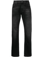 7 For All Mankind jean cigarette à taille mi-haute - Noir