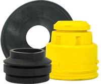 Lam redder Rubber Ventiel zwart