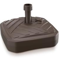 Prosperplast Parasolvoet - vierkant - rotan look - bruin - 12 l - 39 cm Prosperplast Parasolvoet - vierkant - rotan look - bruin - 12 l - 39 cm