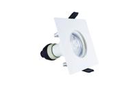 Lyora Witte inbouwspotEvoFire GU10 - vierkant - ILDLFR70D007
